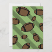 Cool Modern Little Rookie Football 2e verjaardag Kaart (Achterkant)