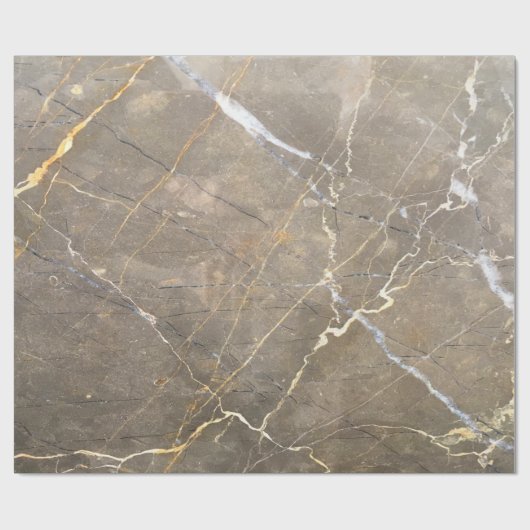 Cool Modern Marble Stone Texture Cadeaupapier (Vlak)