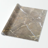 Cool Modern Marble Stone Texture Cadeaupapier (Uitgerold)