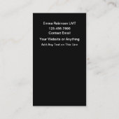 Cool Modern Massage Visitekaartjes (Achterkant)