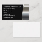 Cool Modern Metallic Automotive Visitekaartje (Voorkant / Achterkant)