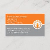 Cool Modern ongediertebestrijding uitroeien Visitekaartje (Voorkant)