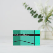 Cool Modern Painter Visitekaartjes (Staand voorkant)