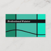 Cool Modern Painter Visitekaartjes (Voorkant)