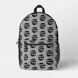 Cool modern patroon effen lichtgrijs voeg uw logo  bedrukte rugzak