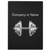 Cool Modern Personal Trainer Klembord (Achterkant)