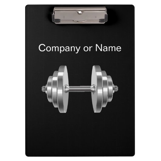 Cool Modern Personal Trainer Klembord (Voorkant)