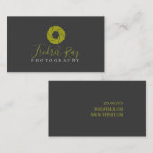 Cool Modern Photographer Visitekaartje (Voorkant / Achterkant)