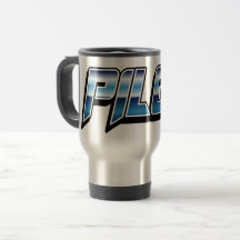 Cool Modern Pilot Travel Mug