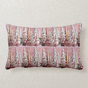 "COOL MODERN PINK CHRISTMAS PILLOW" KUSSEN