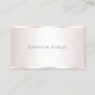 Cool Modern Professioneel Ontwerp Elegante Glamour Visitekaartje