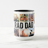 Cool Modern RAD DAD Custom Kinder Photo Fathers Da Mok (Midden)