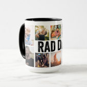 Cool Modern RAD DAD Custom Kinder Photo Fathers Da Mok (Voorkant links)