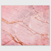 Cool Modern Red Marble Stone Texture Cadeaupapier (Vlak)