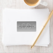 Cool Modern Retouradres Etiket (Insitu)