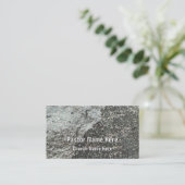 Cool Modern Rock Graniet Christelijke kerkpastor Visitekaartje (Staand voorkant)