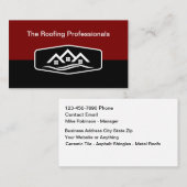 Cool Modern Roofing Service Visitekaartjes (Voorkant / Achterkant)