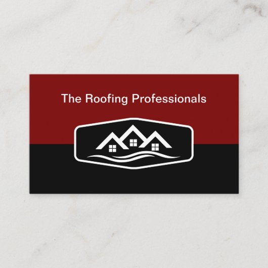 Cool Modern Roofing Service Visitekaartjes (Voorkant)