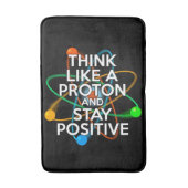 Cool Modern Science Positive Quote Badmat (Voorkant Verticaal)