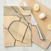 Cool Modern Shattered Gold Theedoek (Quarter Fold)