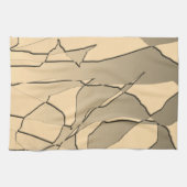 Cool Modern Shattered Gold Theedoek (Horizontaal)