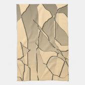 Cool Modern Shattered Gold Theedoek (Verticaal)