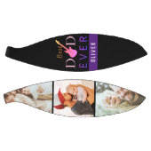 Cool Modern Sports Best Dad ever Photo Collage Basketbal (Panelen)