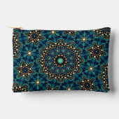 Cool Modern Trendy Blauwgroen Dot Art Design Etui (Voorkant)
