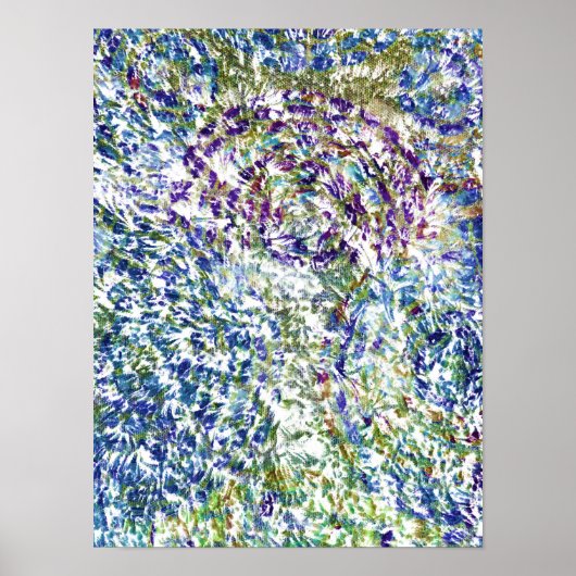 Cool, modern, trendy kleurrijk abstracte achtergro poster (Voorkant)