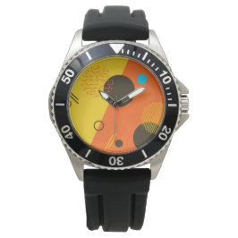 Cool, modern, trendy, urban Memphis illustratie Horloge