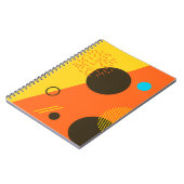 Cool, modern, trendy, urban Memphis illustratie Notitieboek (Linkerzijde)