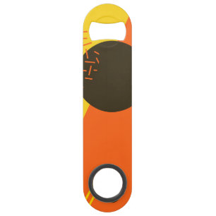 Cool, modern, trendy, urban Memphis illustratie Speed Flessenopener