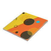 Cool, modern, trendy, urban Memphis illustratie Tegeltje (Zijkant)