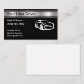 Cool Modern Uber Driver Ride Hailing Visitekaartje (Voorkant / Achterkant)