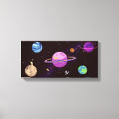 Cool Modern universum Canvas Afdruk (Voorkant)