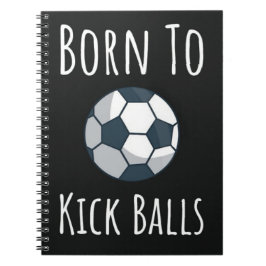 Cool Modern Voetbal Cadeaus Boy Player Trendy Notitieboek