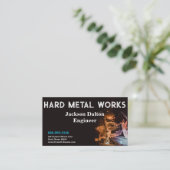Cool Modern Welding Service Visitekaartje (Staand voorkant)
