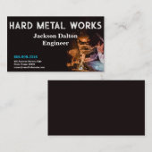 Cool Modern Welding Service Visitekaartje (Voorkant / Achterkant)
