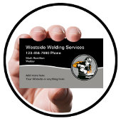 Cool Modern Welding Service Visitekaartje
