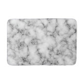 Cool Modern White Marble Texture Badmat (Voorkant)