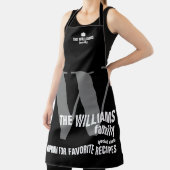 Cool Modern Zwart Monogram Schort (Insitu)