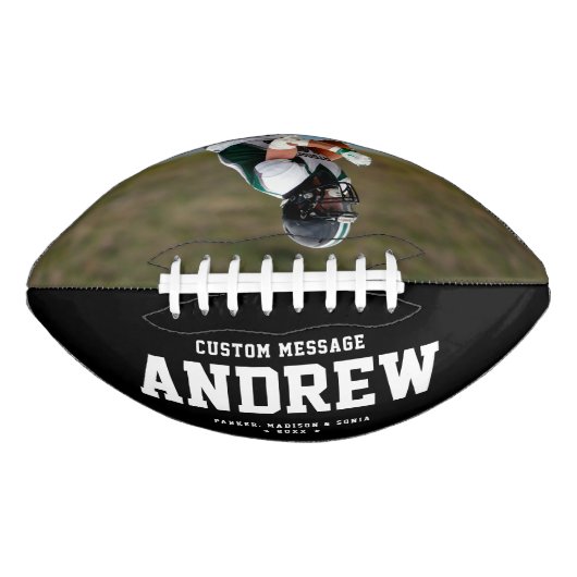 Cool Moderne Aangepaste Fotocadeau Unieke rendie American Football (Voorkant)