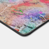 Cool Moderne Abstracte Marmeren Kleurrijke Neon In Bureaumat (Hoek)