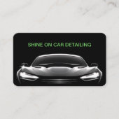 Cool Moderne Auto Automobiel Detail Visitekaartje (Voorkant)