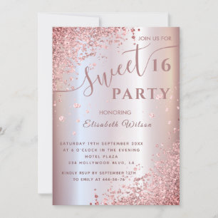Cool moderne diamanten luxe roze goud zoete 16 uit kaart