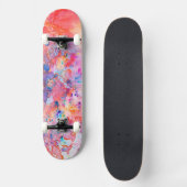 Cool Moderne Kunst Geschilderd Persoonlijk Skateboard (Voorkant)