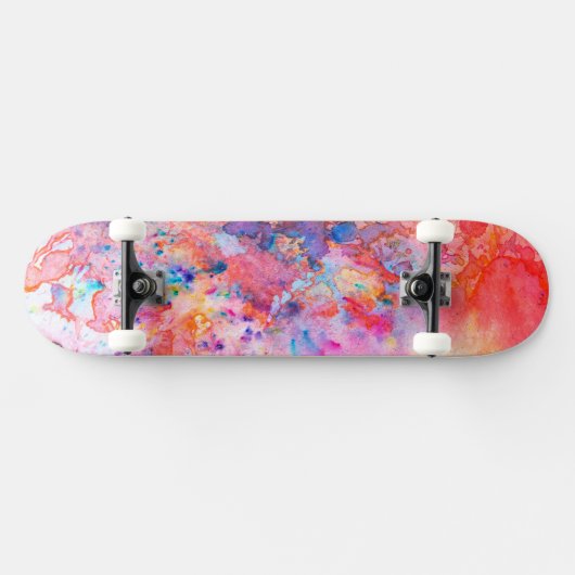 Cool Moderne Kunst Geschilderd Persoonlijk Skateboard (Horizontaal)