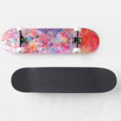 Cool Moderne Kunst Geschilderd Persoonlijk Skateboard (Horizontaal)