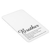 Cool Moderne Leuke Beste Broer Ooit Definitie Magneet (Rechterzijde)