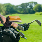Cool Moderne Minimalistische Beginletters Gradiënt Golfheadcover